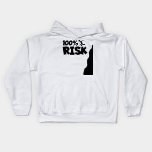 Cliff jumping 100% Risk Kids Hoodie